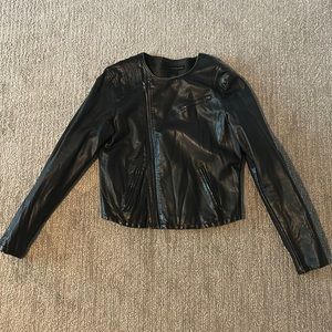 Calvin Klein faux leather jacket